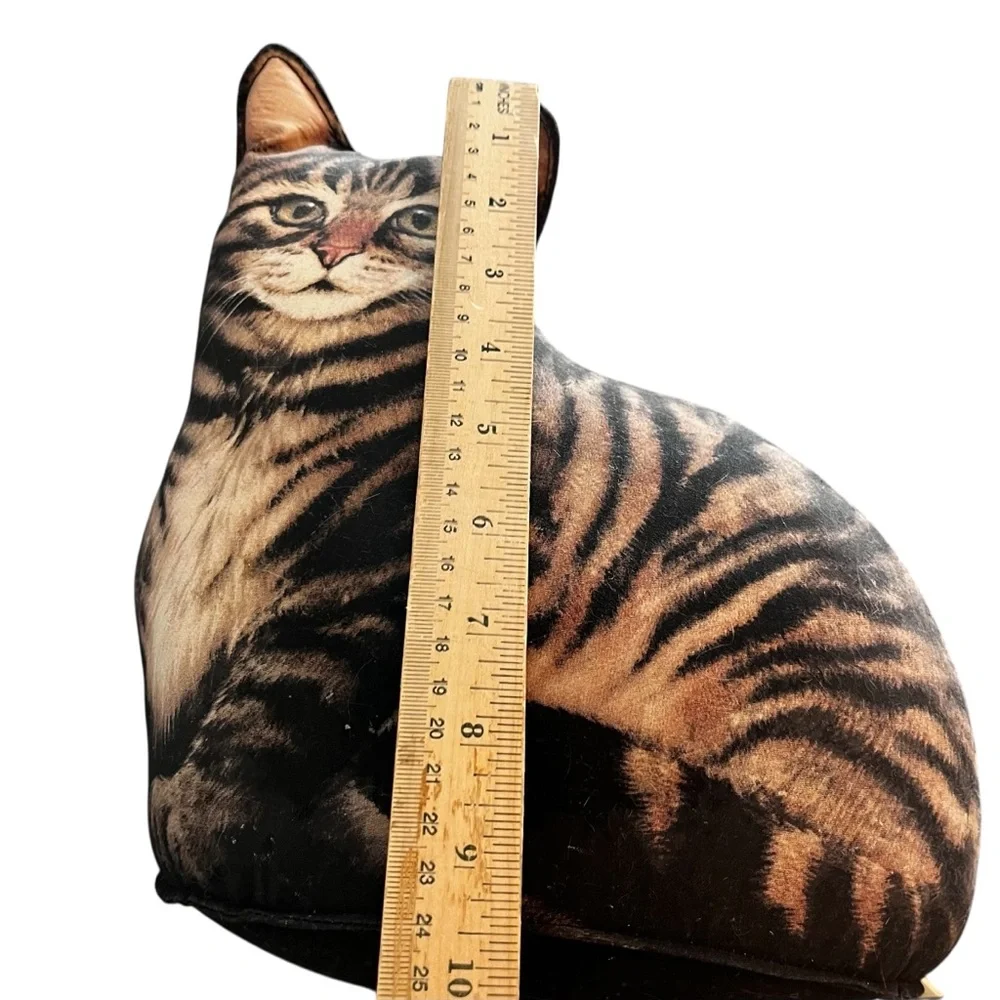 Adeline Halvorson Tabby Tigercat 11in Weighted Door Stop Excellent Condition